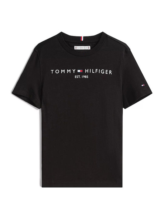 Παιδικό T-shirt Μαύρο ESSENTIAL