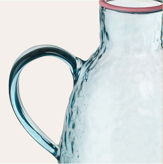 SteweHome Decorative Multicolour Glass Vase