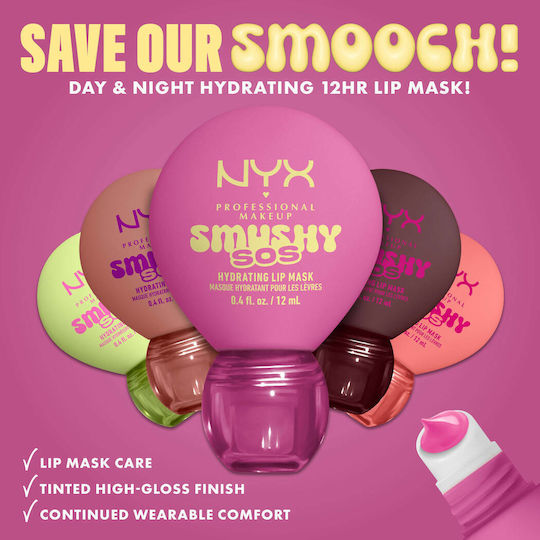 NYX Professional Makeup Mască de buze Smushy 12 ml