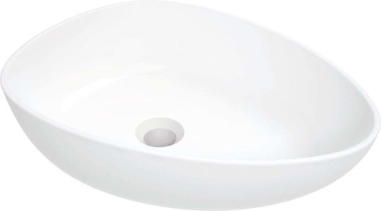 Deante Vessel Porcelain Bathroom Sink 47x35x14cm White