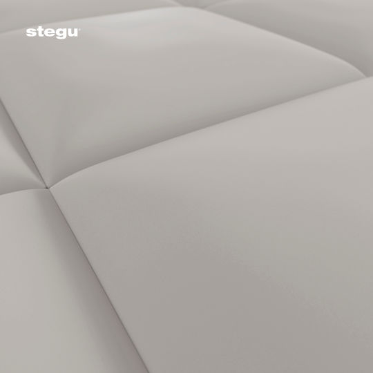 3D Стенен Панел Пяна с Лепило / Лепенка Сив 60x30см