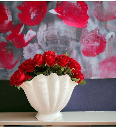 SteweHome Vază Decorativă Bej 24x11xÎ30cm