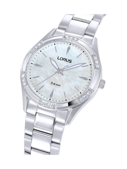 Lorus Ceas cu Baterie cu Brățară din Metal Lorus Ceas cu Baterie cu Brățară din Metal