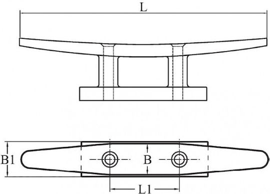 Clema Plată Inox 150 Mm A4 Barcă Yacht