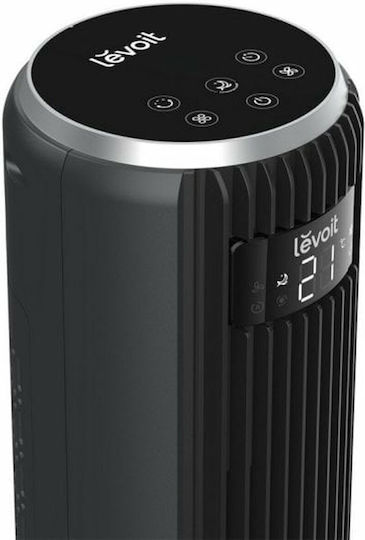Levoit TempSense 36 Ανεμιστήρας Πύργος με Τηλεχειριστήριο Μαύρος