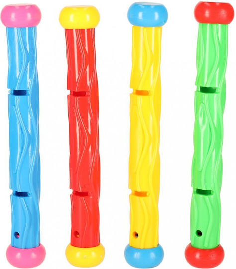 Set 27 Jucării De Înot Pentru Copii Ikonka Water World Design Atrăgător Culori Vii Forme Marine Într-un Sac De Depozitare