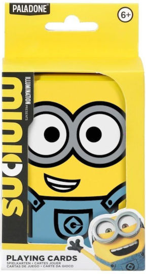 Paladone Minions Playing Cards Μεταλλικό Κουτί 52 Κάρτες & 2 Jokers Pp12682mn