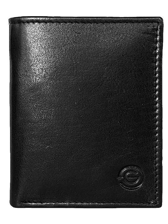 Leather Men's Wallet With RFID Black