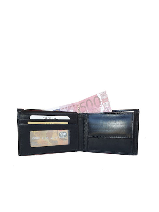 Δερμάτινο Ανδρικό Πορτοφόλι με RFID Μαύρο