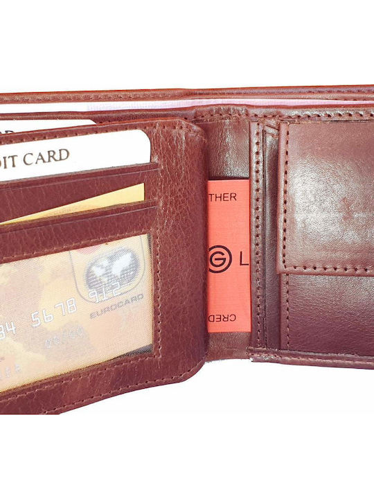 Δερμάτινο Ανδρικό Πορτοφόλι με RFID Καφέ