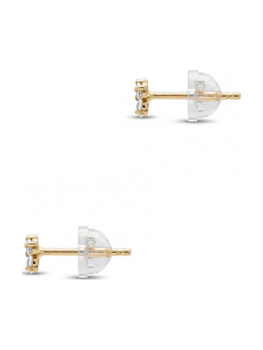 Kiriakos Gofas 14K Gold Ohrringe mit Steinen Kiriakos Gofas 14K Gold Ohrringe mit Steinen