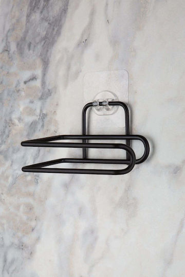 SteweHome Metallic Black Paper Holder