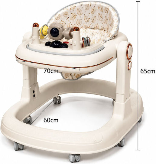 Baby Walker with Music Beige