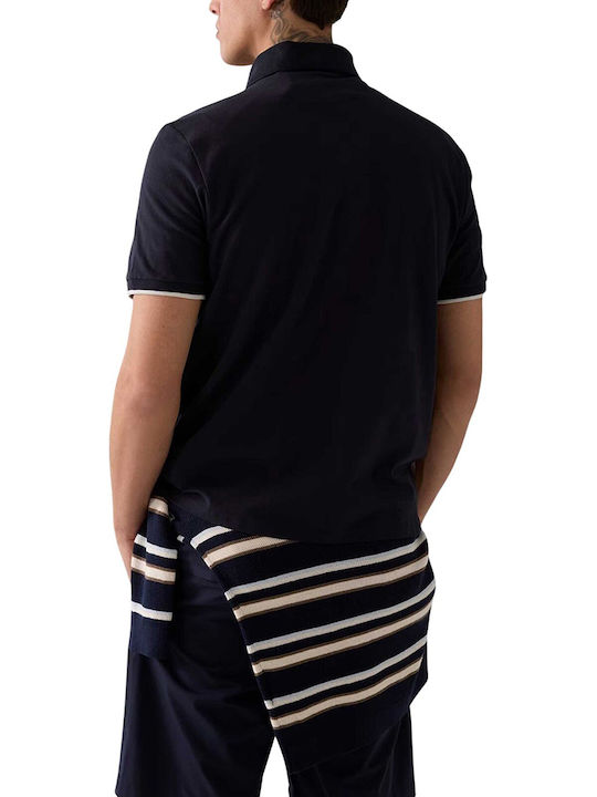 Guess Polo Short Sleeve Blouse Dark Blue