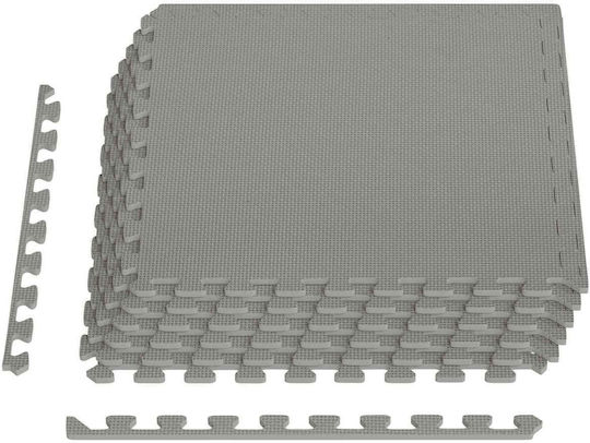 vidaXL Аксесоари за басейн 60x60x1 см Сив