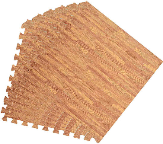 vidaXL Дървени Аксесоари за Басейн 60x60x1 см Кафяв
