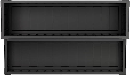 vidaXL Poolausrüstung & -teile Treppen aus Hölzern 93x57x35cm Schwarze