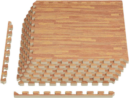 vidaXL Аксесоари за Басейн от Дърво 60x60x2см Кафяв