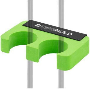 Delphin Maghold Magnetic Rod Holder 2 Positions Green Black