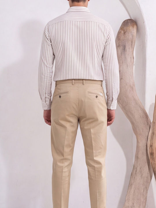 Παντελόνι Chino σε Slim Εφαρμογή Μπεζ