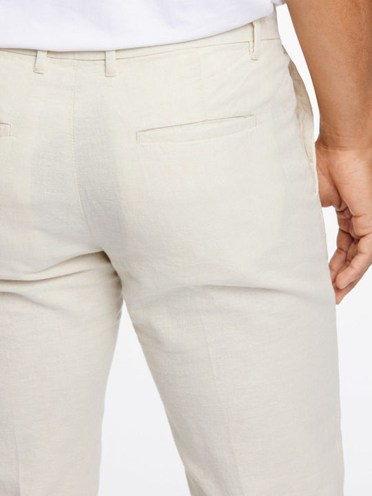 Παντελόνι σε Slim Εφαρμογή Light Sand
