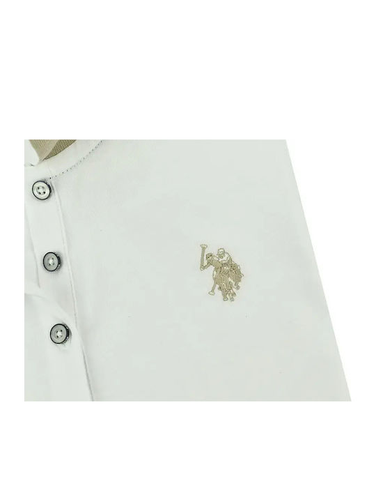 Damen Polo Bluse Weiß