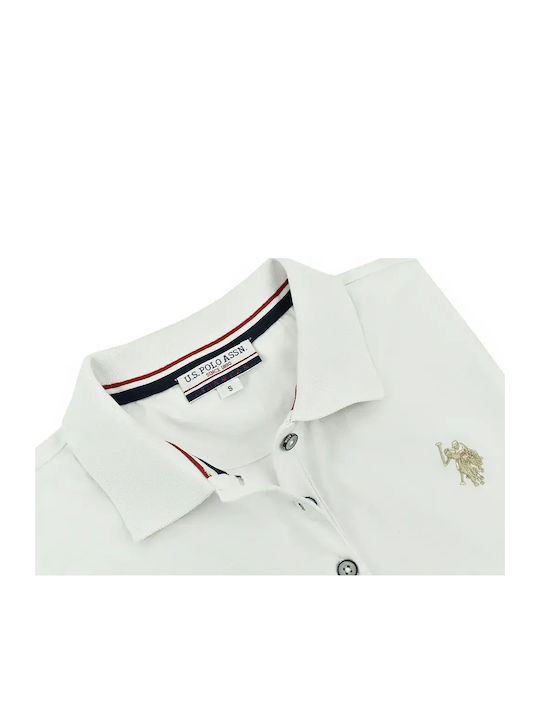 Damen Polo Bluse Weiß