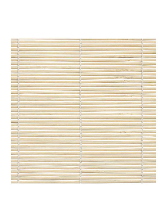 vidaXL Bamboo Roller Blind in Beige 50x220 cm