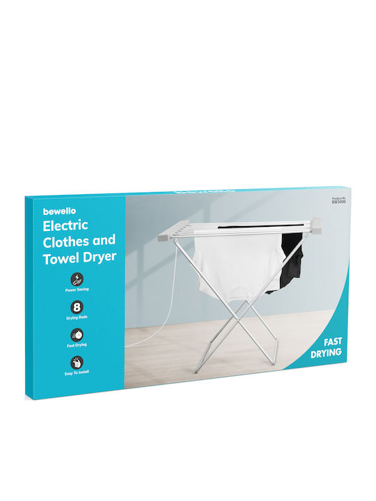 Alista Home Uscătoare Rufe Pliere Încălzită Pardoseală Din Plastic 100W 94x50cm