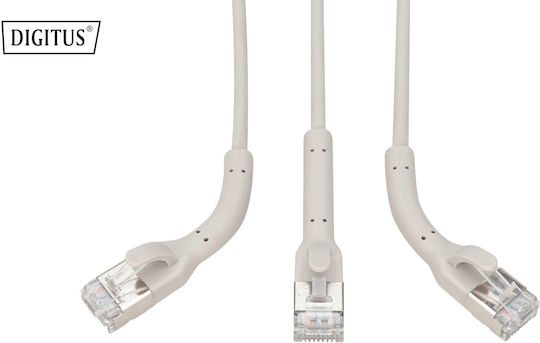 Digitus Директно Свързване На Мед Cat.6a (Gigabit) Мрежов Кабел Ethernet 1м Сив 10 Бройки