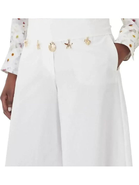 Women's Trousers in Regular Fit White
