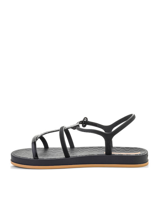 Damen-Flip-Flops - Hausschuhe in Schwarz Stil