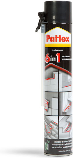 Spumă poliuretanică 6 în 1 pentru montaj 750 ml spumă expandabilă uși ferestre izolație construcții