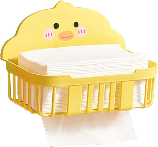 Alista Home Raft De Baie Montat Pe Perete Plastic 13x19x12cm Galben