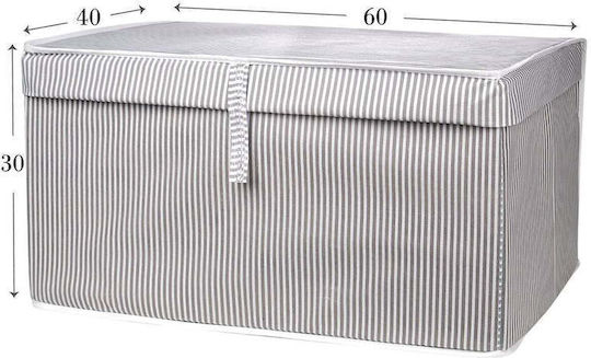 SteweHome Storage Box for Blanket/Duvet / Coat / Knitwear / Clothes / Bags in Grey Colour 60x40x30cm 5pcs