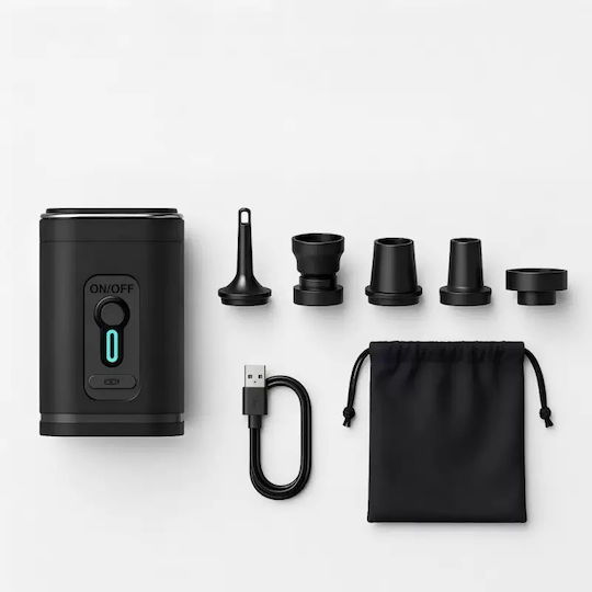 Rechargeable Electric Pump for Inflatables Black