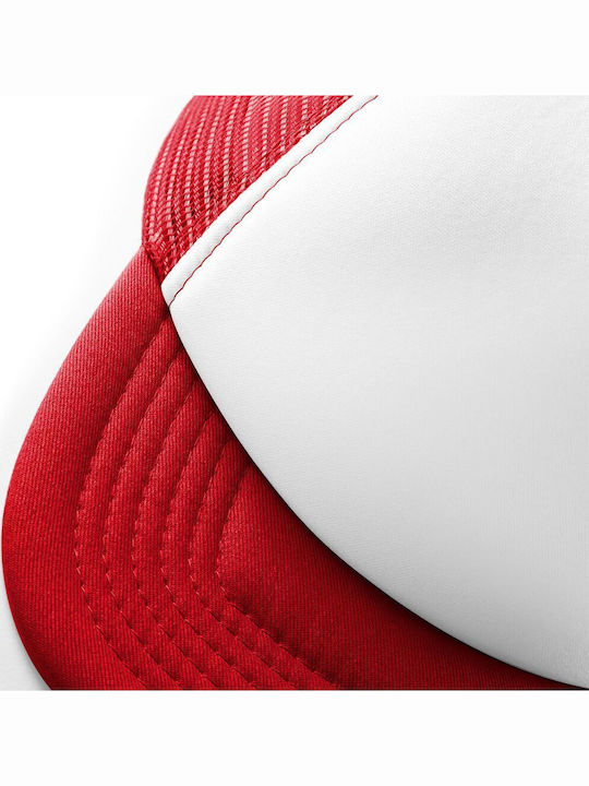 Lagocephalus Wanted Dead Alive Adult Soft Trucker Mesh Red White Polyester Unisex One Size