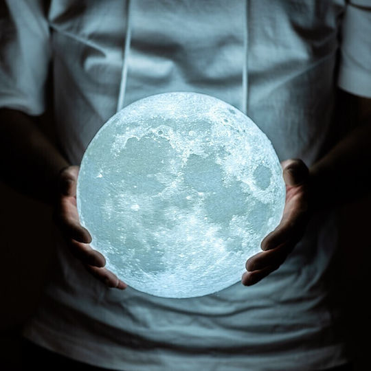Alista Home Διακοσμητικό Φωτιστικό LED Moon Light 3x3εκ.