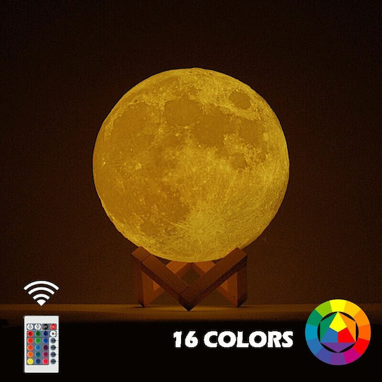 Alista Home Διακοσμητικό Φωτιστικό LED Moon Light 3x3εκ.
