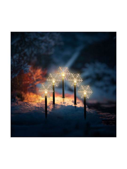 Alista Home Lămpi Decorative Pentru Masă LED Alb Cald Floare 5 Buc 11.5x10.5 cm