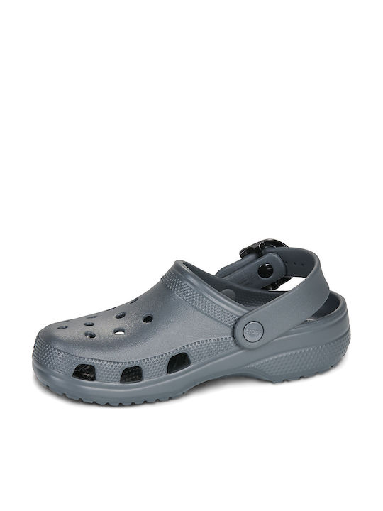 Crocs Classic Γυναικεία Σαμπό Γκρι