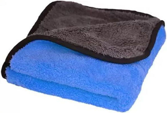 Lavetă Din Microfibră De Curățenie Pentru Materiale Plastice Pentru Interior - Tabloul De Bord Al Mașinii Albastră 40x30cm