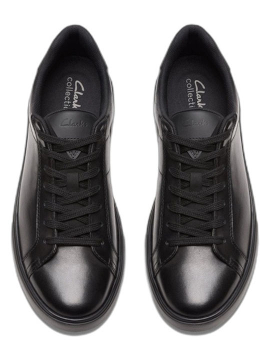 Leder Herren Freizeitschuhe Schwarz