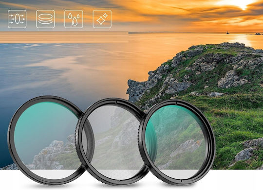 Apexel CPL / UV / Filter Adapter 67mm Diameter for Camera Lenses