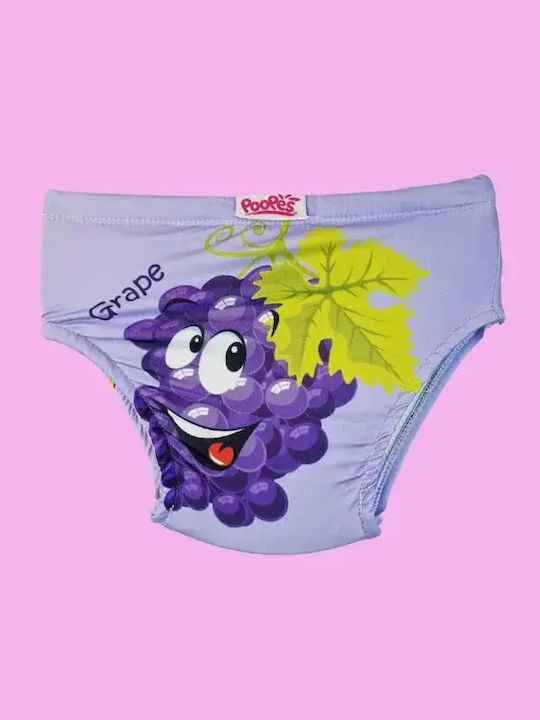 Poopes Комплект Детско Бельо Тренировъчни Гащи 3 Брой Многоцветни
