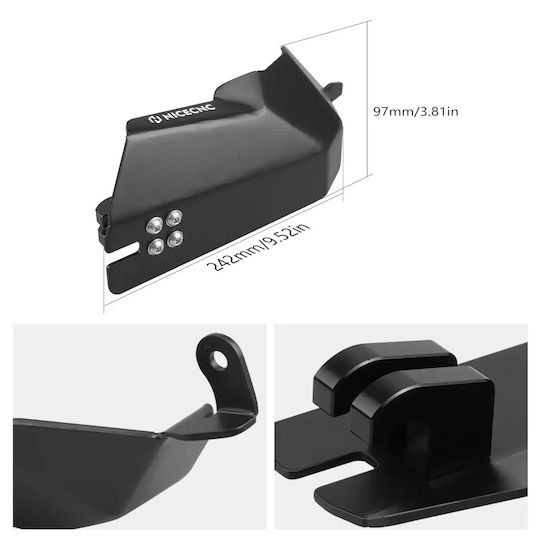 Protecție Transmisie Finală Nicecnc Bmw R1200gs R1250gs Adventure Negru