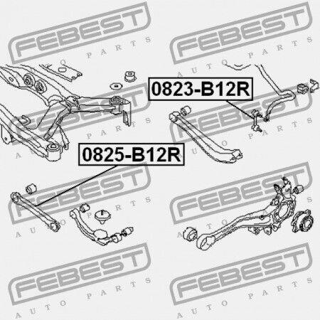 Febest Vorderfrontsystem Subaru Legacy B12 1998.04-2003.06 El 20250-ae060