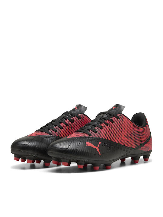 PUMA FG/AG Football Shoes with Cleats Red PUMA FG/AG Football Shoes with Cleats Red