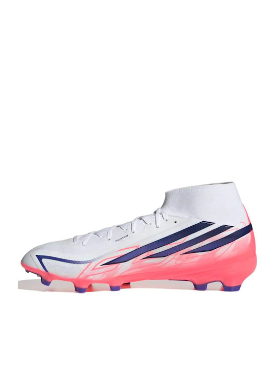 adidas League FG Ποδοσφαιρικά Παπούτσια με Τάπες Λευκά