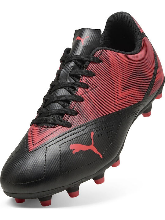 PUMA FG/AG Football Shoes with Cleats Red